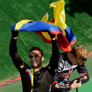 Carlos Ramírez, medalla de oro en el BMX de los Juegos Bolivarianos