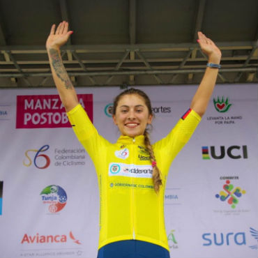 Daniela Atehortua ganadora de primera etapa de Vuelta al Futuro
