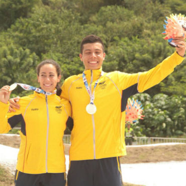 Mariana Pajón y Diego-Arboleda, ganadores en BMX Bolivariano