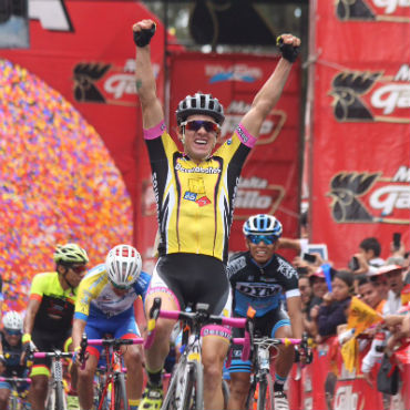 Dorian Monterroso ganador de última etapa de Vuelta a Guatemala