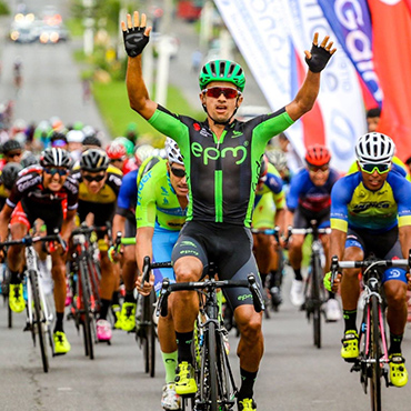 Jairo Cano (EPM), primer líder de la Vuelta a Chiriquí (Foto:Fepaci/Anderson Bonilla)