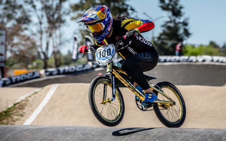 Mariana Pajón, por la medalla de oro del BMX de los Juegos Bolivarianos