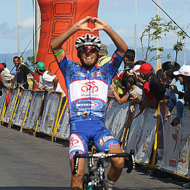 Rafael Medina, el ganador de octava etapa de Vuelta a Venezuela
