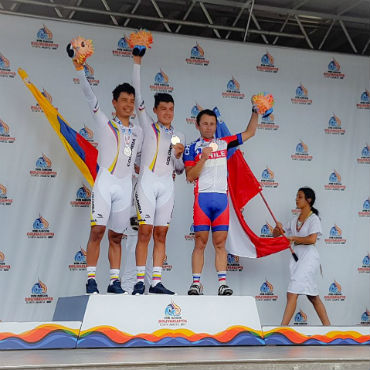 Rodrigo Contreras, medalla de oro y Carlos Ramírez medalla de plata