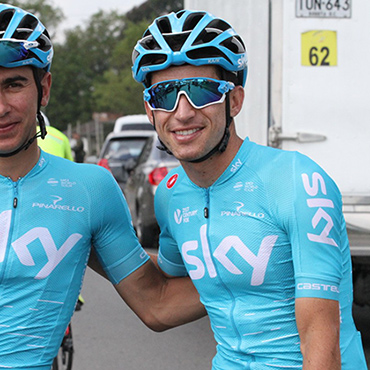 Sergio y Sebastián Henao se concentran con el Sky