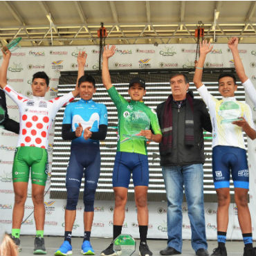 Podio final Primera Clásica Boyacá Raza de Campeones 2018