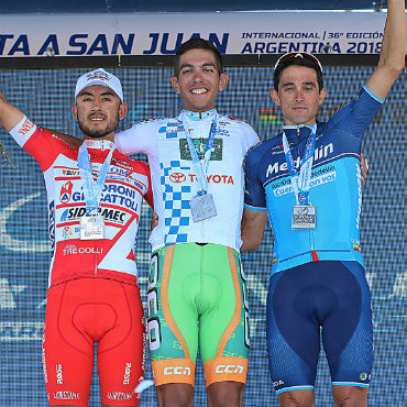 Rodolfo Torres, Gonzalo Najar y Oscar Sevilla, protagonistas en etapa reina (Foto-Vuelta-San Juan)