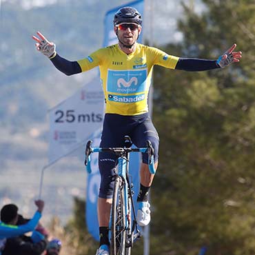 Valverde se afirmó en el liderato en la Vuelta a la Comunidad Valenciana a un día del final