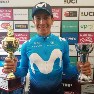 Dayer Quintana ganador de etapa reina de La Colombia oro y Paz