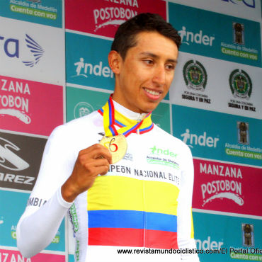 Egan Bernal es el nuevo Campeón Nacional de la Contrarreloj Individual