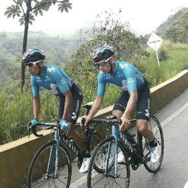Nairo Quintana inicia temporada en La Colombia Oro y Paz (Foto Movistar Team)