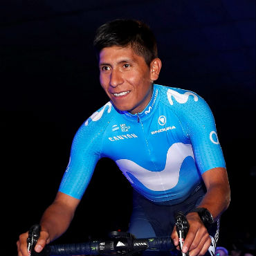 Nairo Quintana una de las estrellas en La Colombia Oro y Paz (Foto Movistar Team)