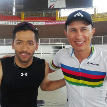 Nelson Serna y Marlon Pérez, tándem de la categoría visuales, se quedaron con la medalla de oro