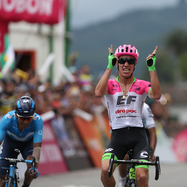 Rigoberto Urán ganador de quinta etapa en Salento