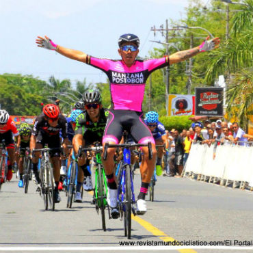 Sebastián Molano ganador de primera etapa de Vuelta al Valle