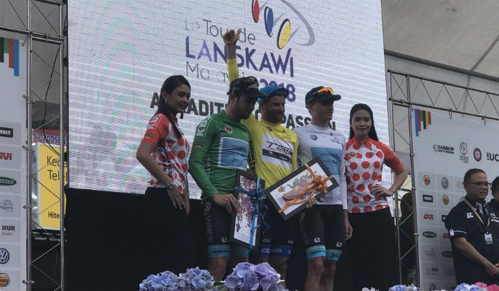 el ruso Artem Ovechkin vencedor de etapa reina y nuevo líder de Tour de Langkawi