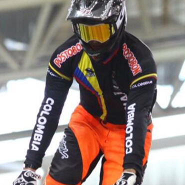 Carlos Ramírez, unas de las figuras en Copa Nacional de BMX