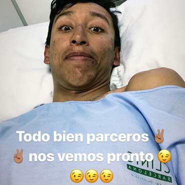 Este lunes 26 de Marzo se podría confirmar el alcance de la lesión de Egan Bernal