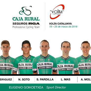 Nelson Soto en alineación de Caja Rural para Vuelta a Cataluña