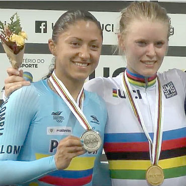 Paula Ossa medalla de Plata para Colombia en Mundial de Paracycling de Río de Janeiro