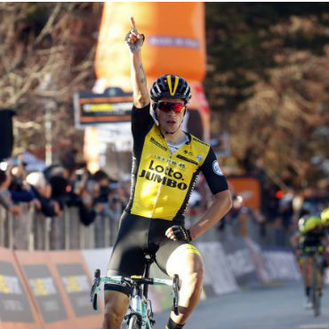 Primoz Roglic ganador de etapa de Tirreno Adriático este viernes