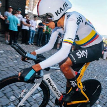 Egan Bernal casilla 11 en prólogo de Tour de Romandía (Foto-Sky)