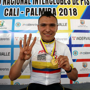 El paisa Julián Osorio de Carmen de Viboral la figura. Se ganó cuatro medallas de oro (Foto FCC)