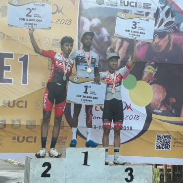 Metkel Eyob vencedor de etapa de Tour De Lombok de Indonesia
