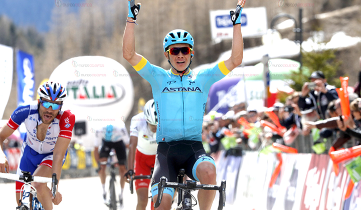 Miguel Ángel López ganador de segunda etapa del Tour de los Alpes