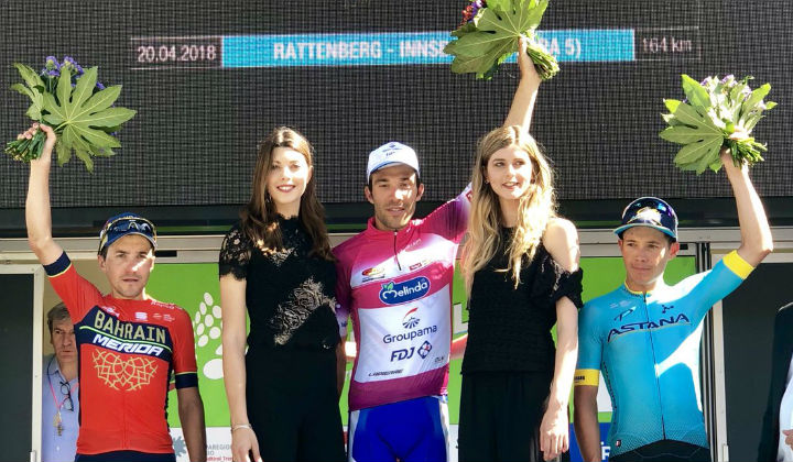 Miguel Ángel López terminó tercero en Tour de los Alpes