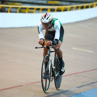 Miguel Ángel Hoyos de Antioquia se llevó la medalla de oro en persecución individual