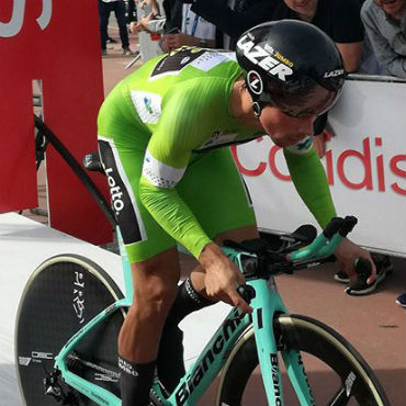 Primoz Roglic ganador de la CRI y nuevo líder de Vuelta a País Vasco