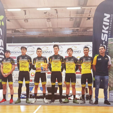 Bicicletas Strongman Colombia Coldeportes se destaca en Circuito de las Ardenas