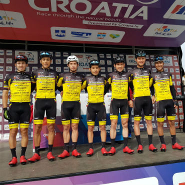 El equipo Strongman Coldeportes Colombia arrancó su travesía en Tour de Croacia