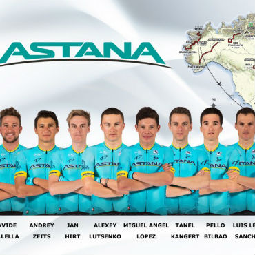 Nómina del Astana para el Giro de Italia