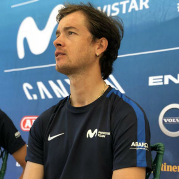 Carlos Betancur ante la prensa este martes se mostró optimista para lo que resta del Giro