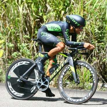 Daniel Muñoz ganador de CRI de Vuelta de la Juventud este miércoles