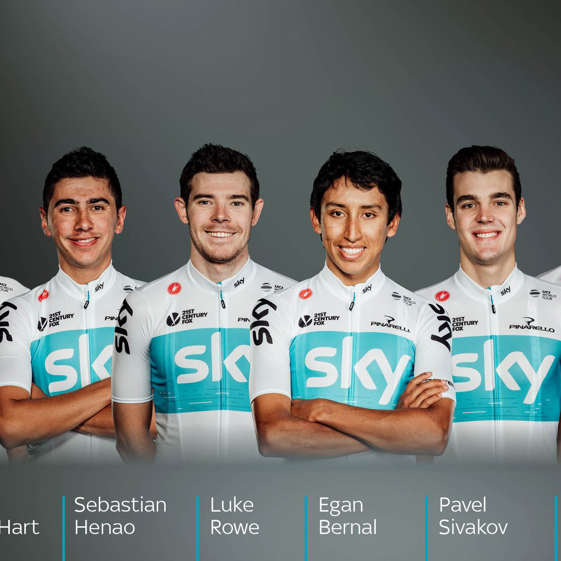 Egan Bernal y Sebastián Henao guiarán al poderoso Team Sky en la ronda californiana