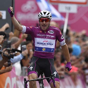 Viviani se alzó con su segundo triunfo consecutivo en el cierre del recorrido por Israel del Giro 2018