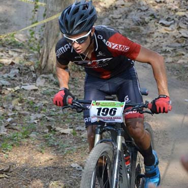 Castañeda se llevó la victoria en la válida tolimense de la Copa Shimano de MTB