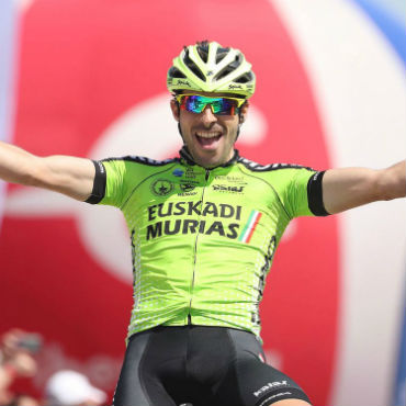 Jon Aberasturi ganador de primera etapa de Vuelta a Aragón