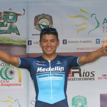 Jonathan Caicedo, el mejor del Team-Medellin en la Winston Salem Cycling Classic