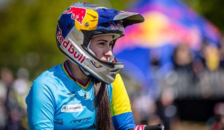 La genial bicicrosista paisa iniciará su recuperación con miras a la olimpiada de Tokio 2020