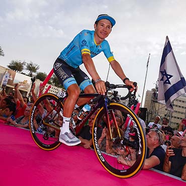 Miguel Angel López será el último de los colombianos en enfrentar la CRI de apertura del Giro 2018
