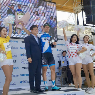 Mikhel Raim ganador de segunda etapa de Tour de Korea
