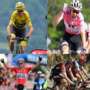 Los favoritos a ganar el Giro de Italia 2018