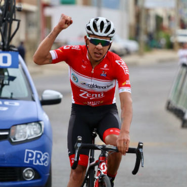 Alexis Camacho ganador de primera etapa y líder de Clásica Boyacá