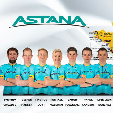 Jakob Fuglsang encabeza la alineación del equipo Astana para el Tour de Francia 2018