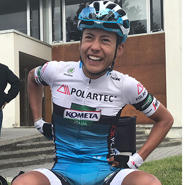 Jhon Stiben Ramírez debutó a lo grande en las filas del equipo de la Fundación Alberto Contador