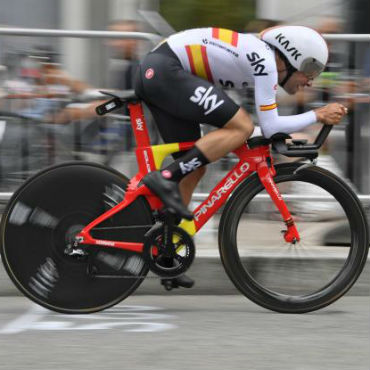 Jonathan Castroviejo se impuso por cuarta vez en la CRI de campeonato de España